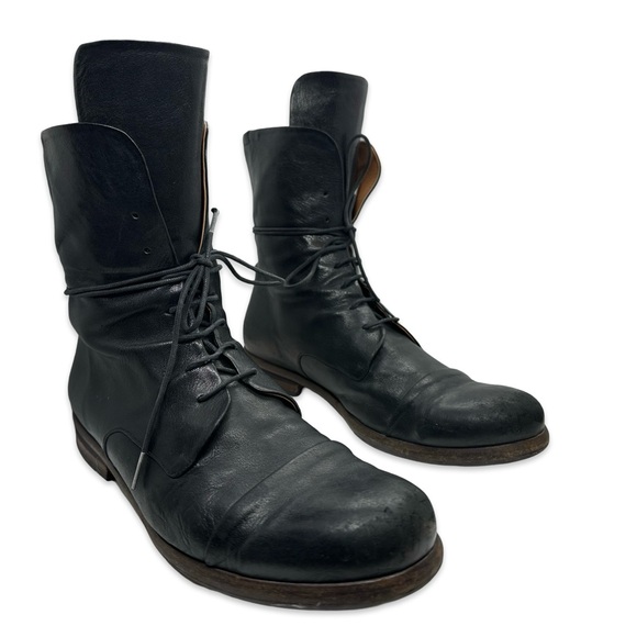 Handmade in Spain P Monjo leather boots US 11 € euro 44 - Picture 1 of 5